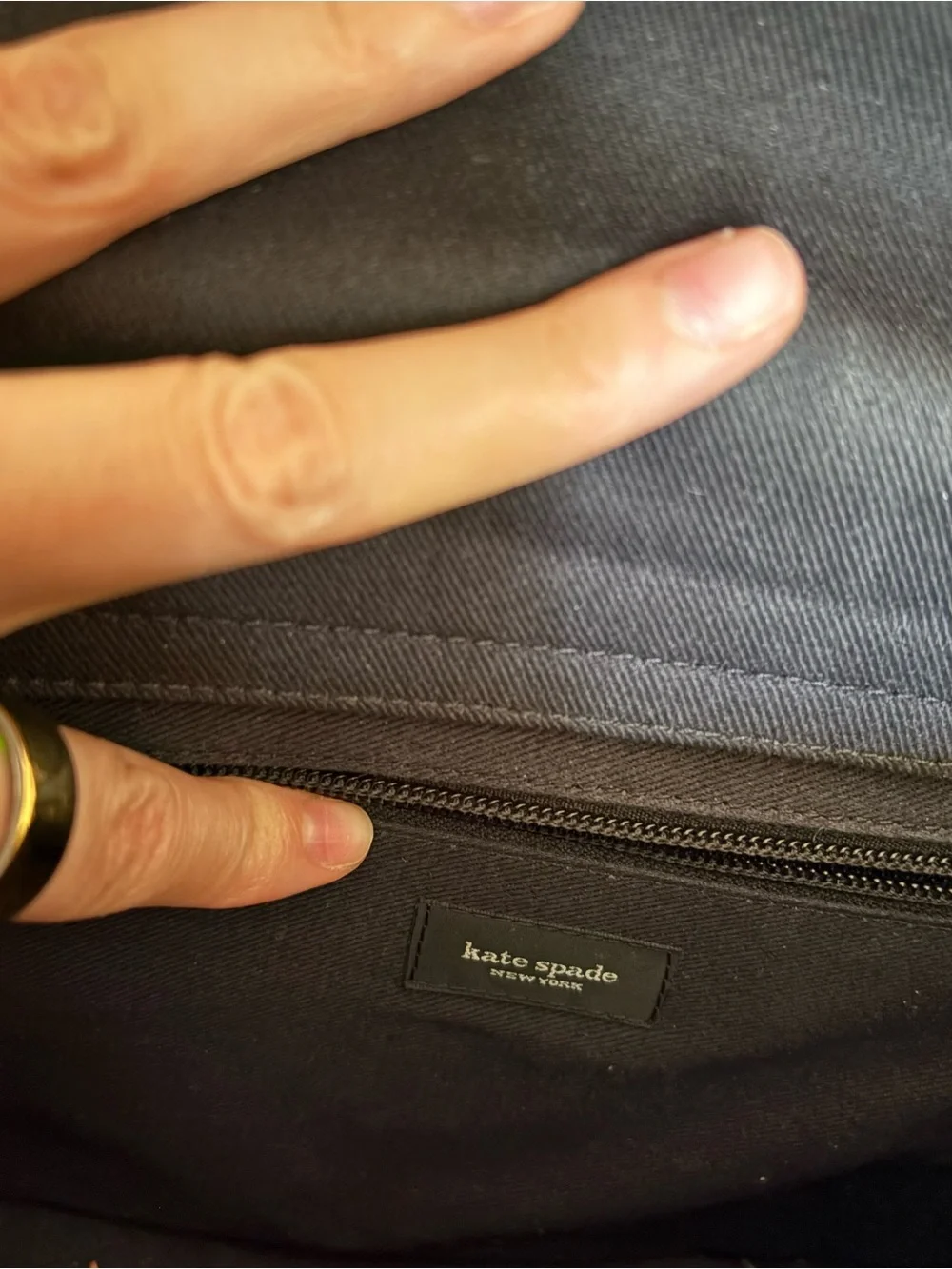 Vintage Kate Spade Black Nylon Handbag